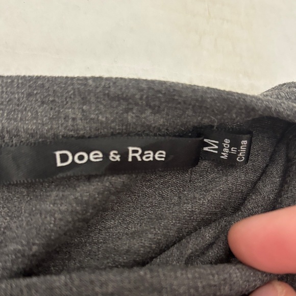 Doe & Rae Charcoal Sleeveless medium Romper - Picture 2 of 11